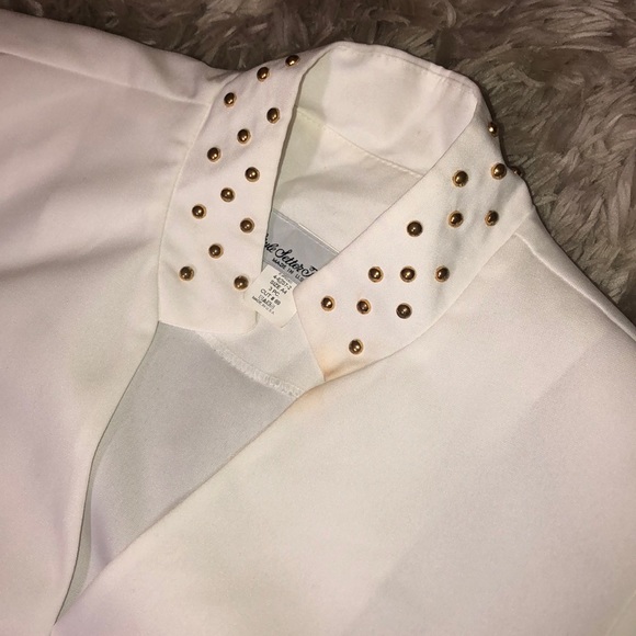 White studded jacket - Picture 2 of 3